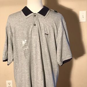NWT Izod Jeans Polo Shirt Size XL Gray Grey